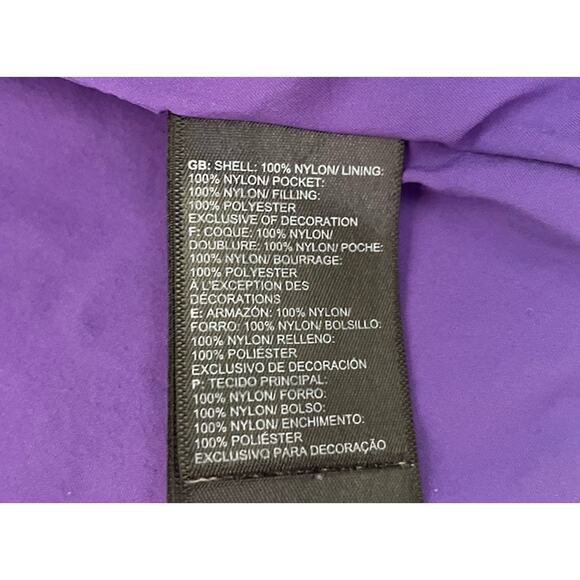 North Face Team Kit Midlayer Waterproof Jacket Peak Purple, Insulated Size XS - Picture 12 of 13